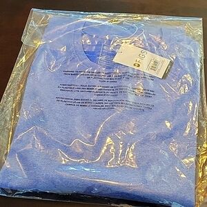 Womens New Blue Figs Salta Seamless Longsleeve Underscrub Top Shirt Size L